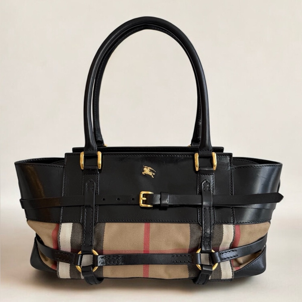 Burberry East West Kent Bridle House Shoulder Tote Bag